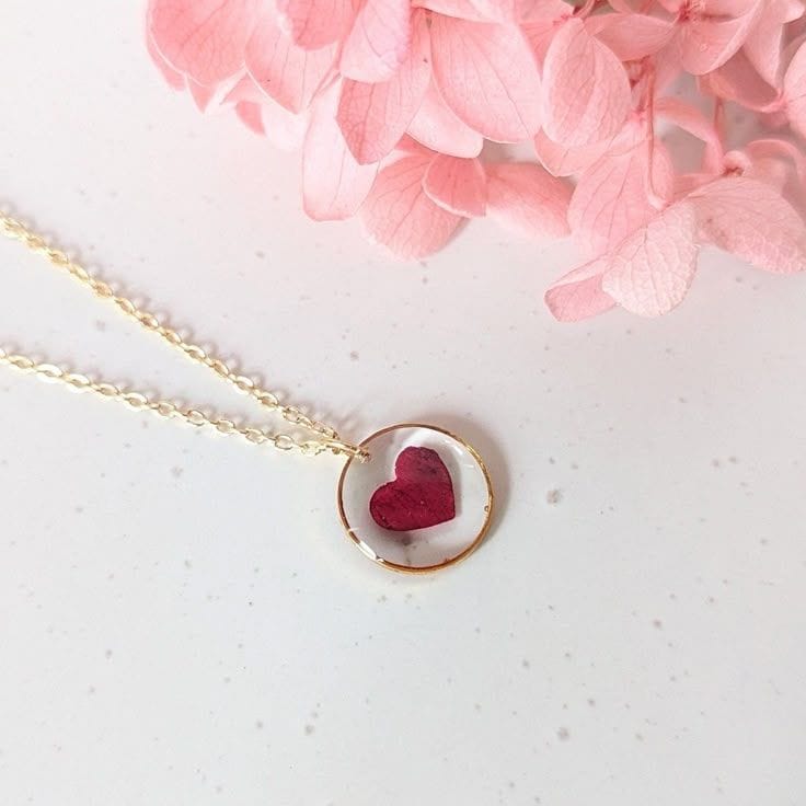 Heartbeat Sphere Resin Pendant