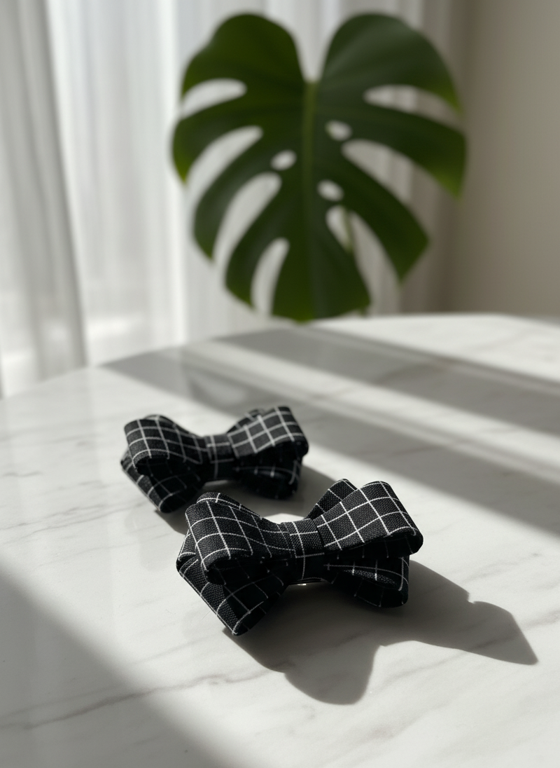 bow clip pair