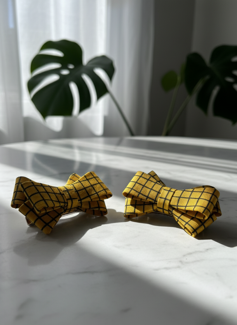 bow clip pair