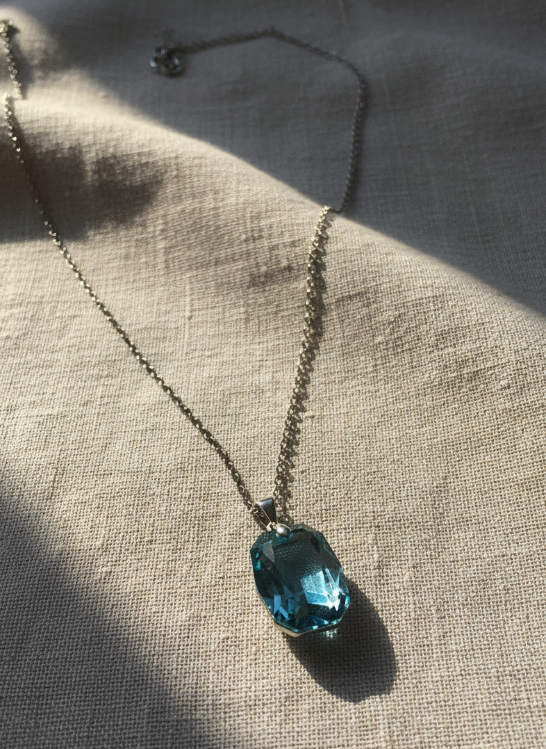blue stone pendant