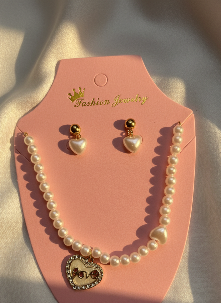 stone heart jewellery