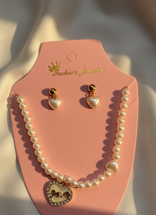 stone heart jewellery