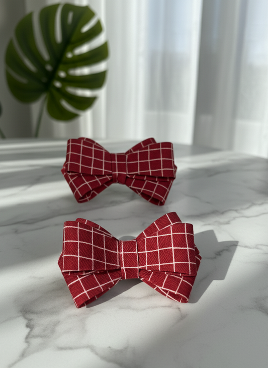bow clip pair
