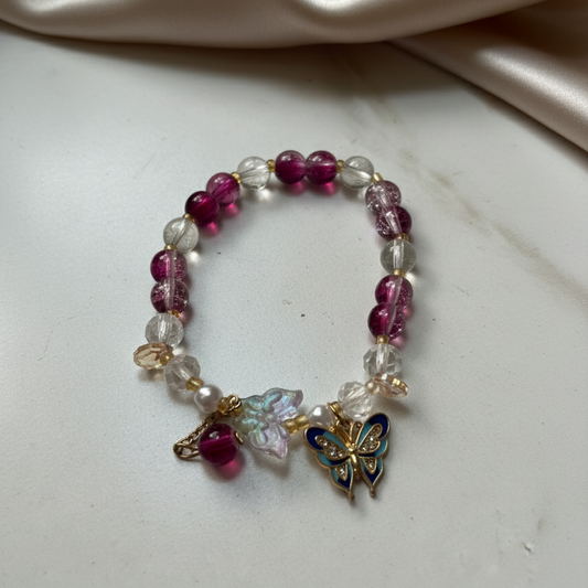 colourful pearl bracelet